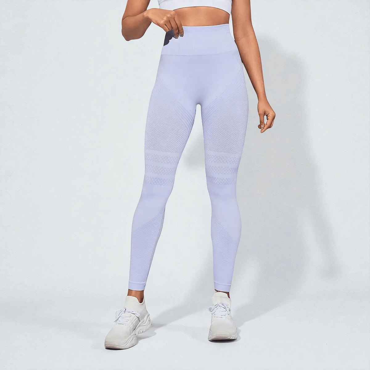 Leggings 3D VivaCuerpo™ - Lila claro — imagen 2