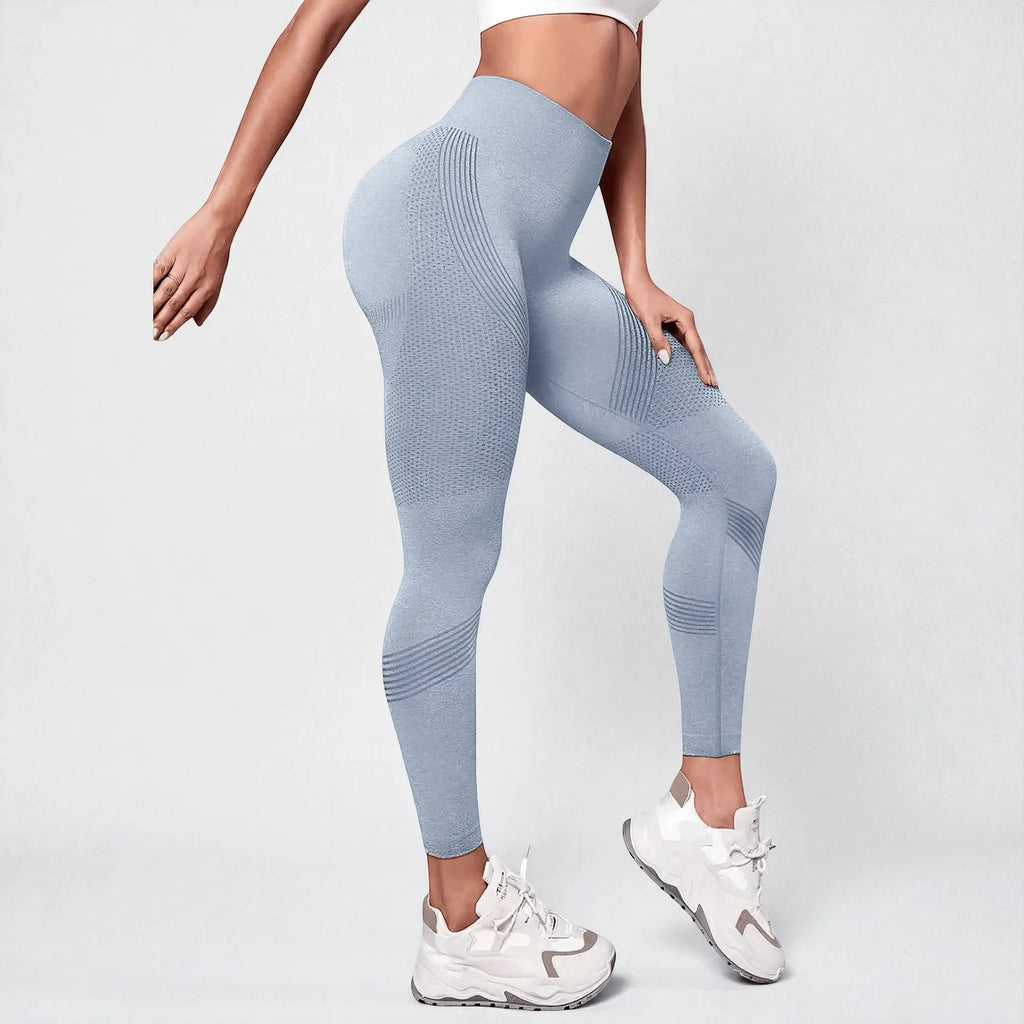 Leggings 3D VivaCuerpo™ - Azul Claro — imagen 2