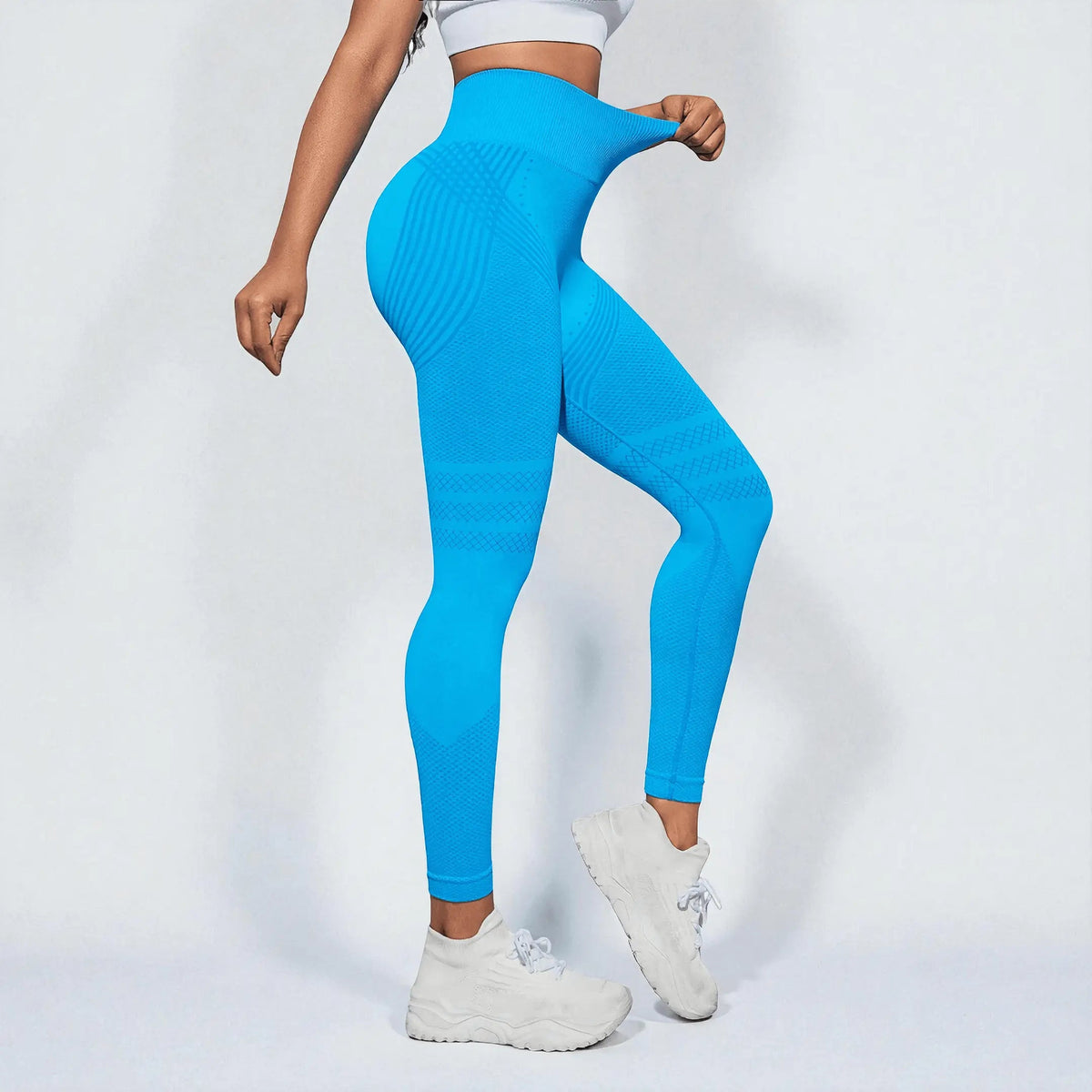 Leggings 3D VivaCuerpo™ - Azul — imagen 2
