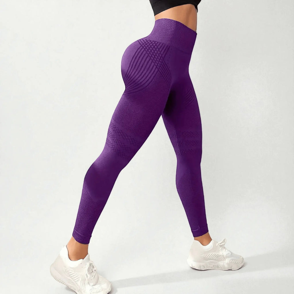 Leggings 3D VivaCuerpo™ - Morado — imagen 3