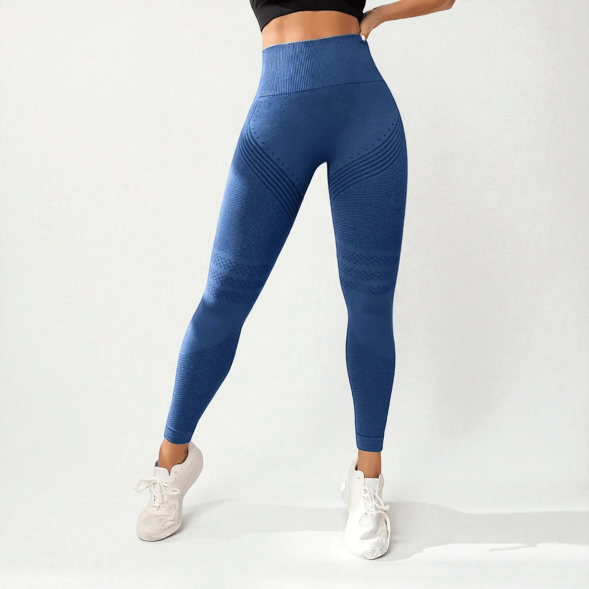 Leggings 3D VivaCuerpo™ - Azul Oscuro — imagen 5