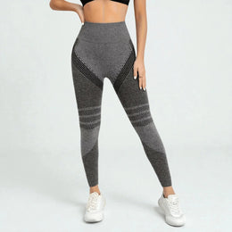Leggings 3D VivaCuerpo™ - Gris Carbón